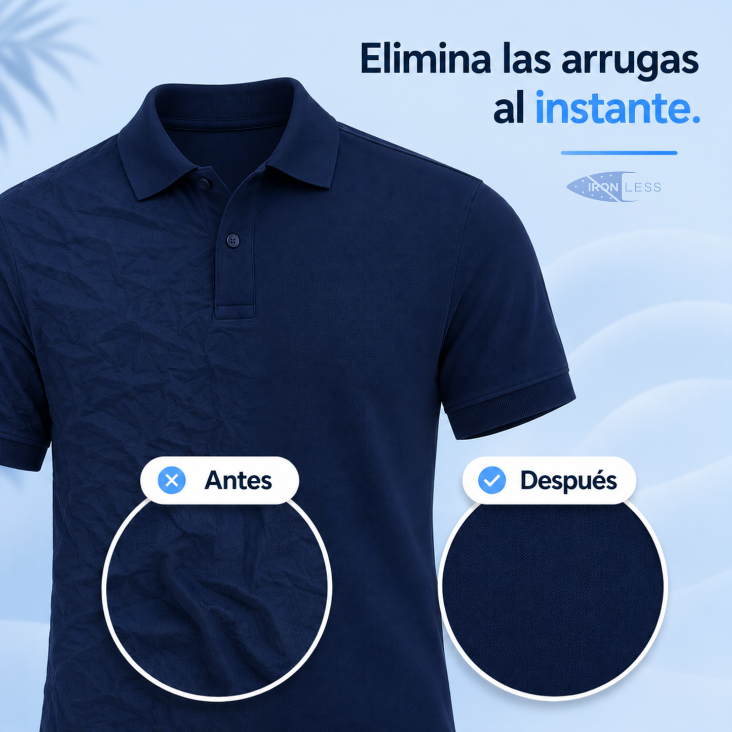 IronLess™ | Ropa Lisa en Segundos