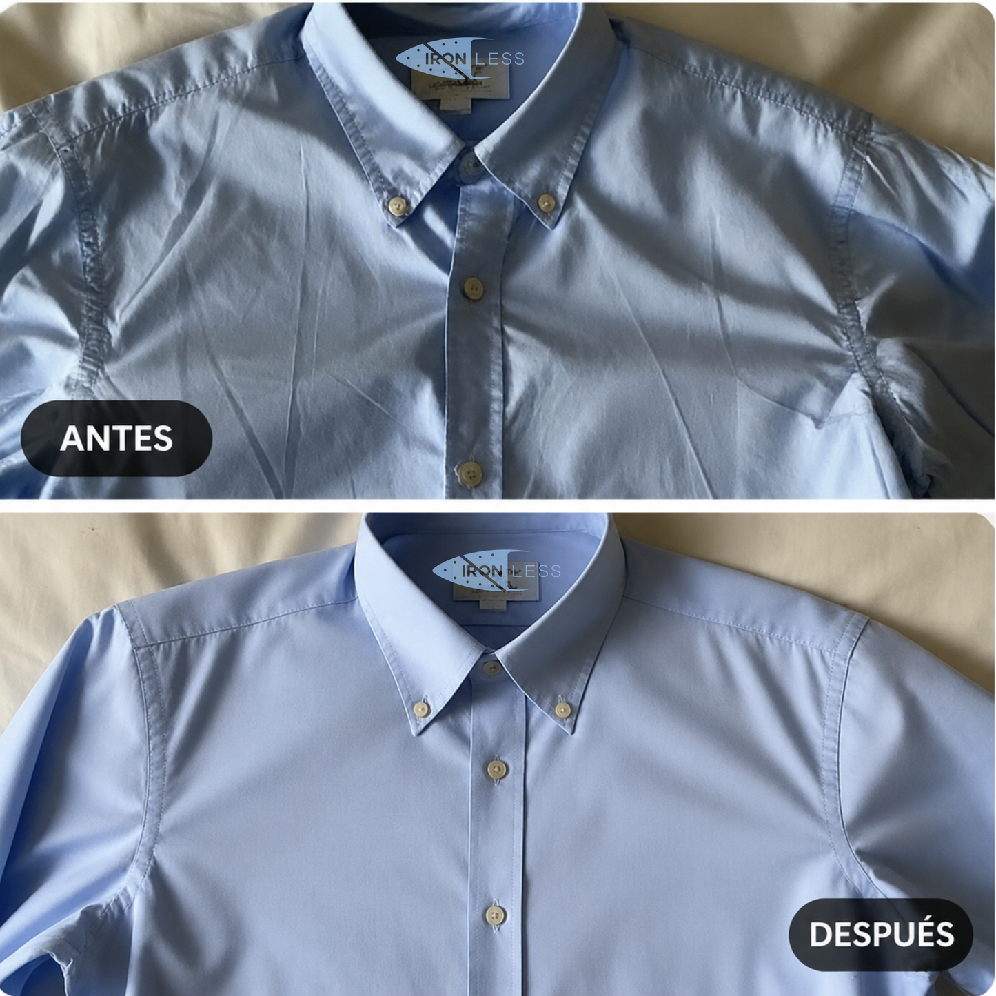 IronLess™ | Ropa Lisa en Segundos