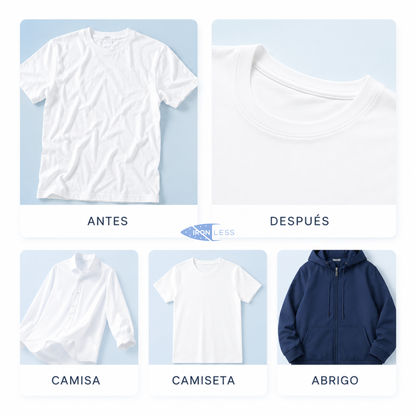 IronLess™ | Ropa Lisa en Segundos