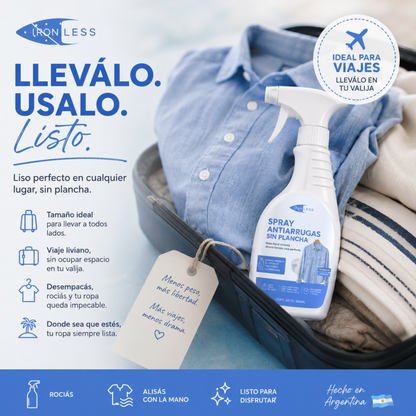 IronLess™ | Ropa Lisa en Segundos